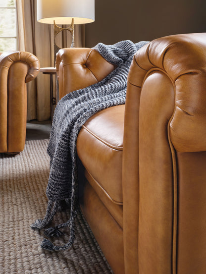 MS - Glover Power Recliner With Power Headrest - Brown