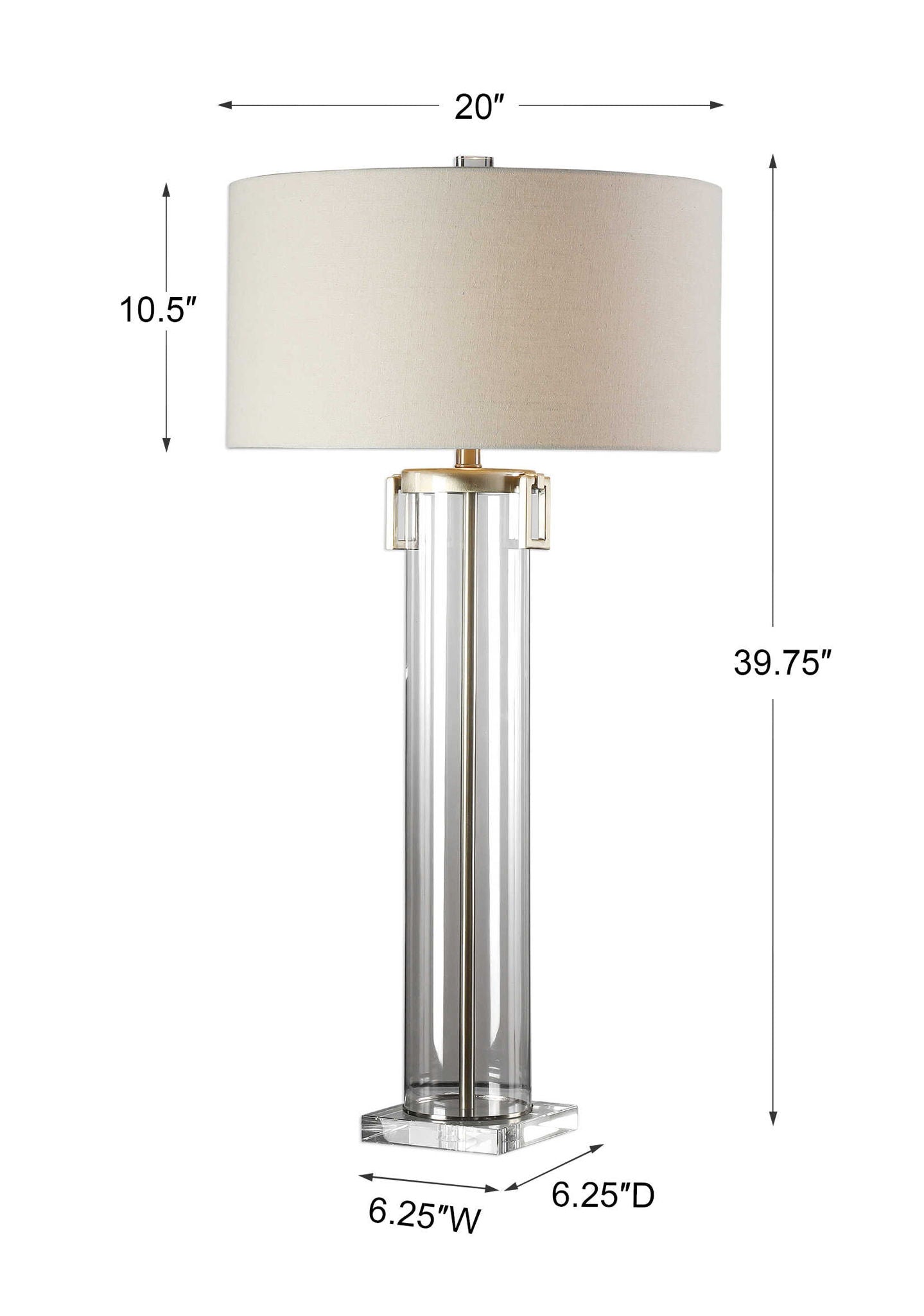 Monette - Tall Cylinder Lamp
