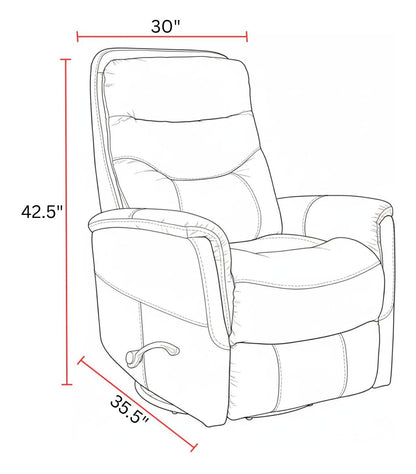 Gemini - Swivel Glider Recliner (Set of 2)