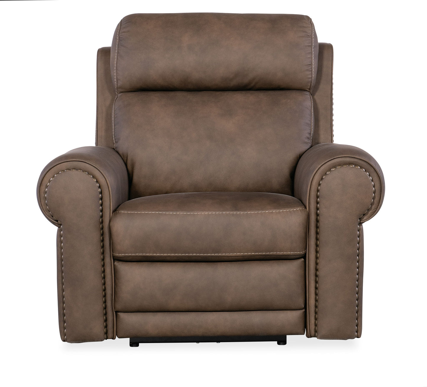 SS - Duncan Power Recliner With Power Headrest & Lumbar - Dark Brown