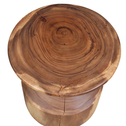 Lynx - Hourglass Accent Table - Dark Brown