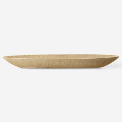 Vessel - Cast Ivory Canoe Bowl