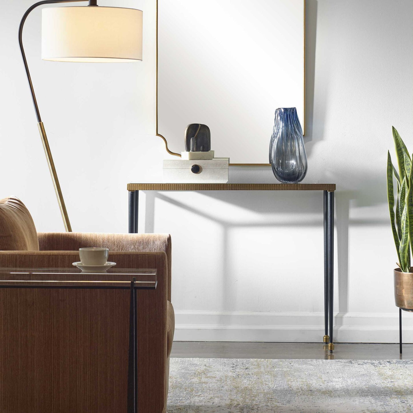 Stiletto - Console Table - Antique Gold