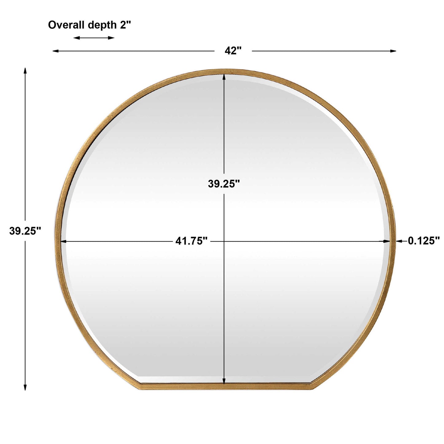 Cabell - Mirror - Gold