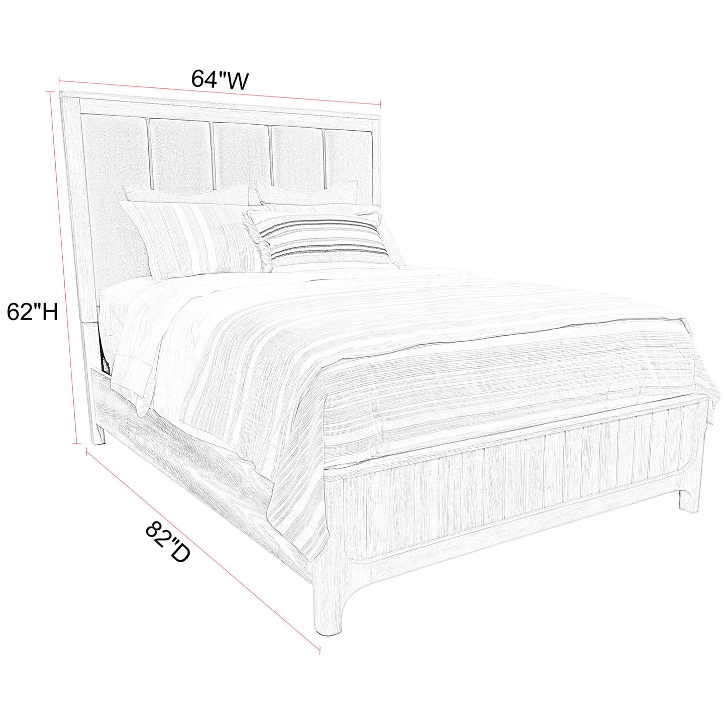 Escape - Bedroom Panel Bed