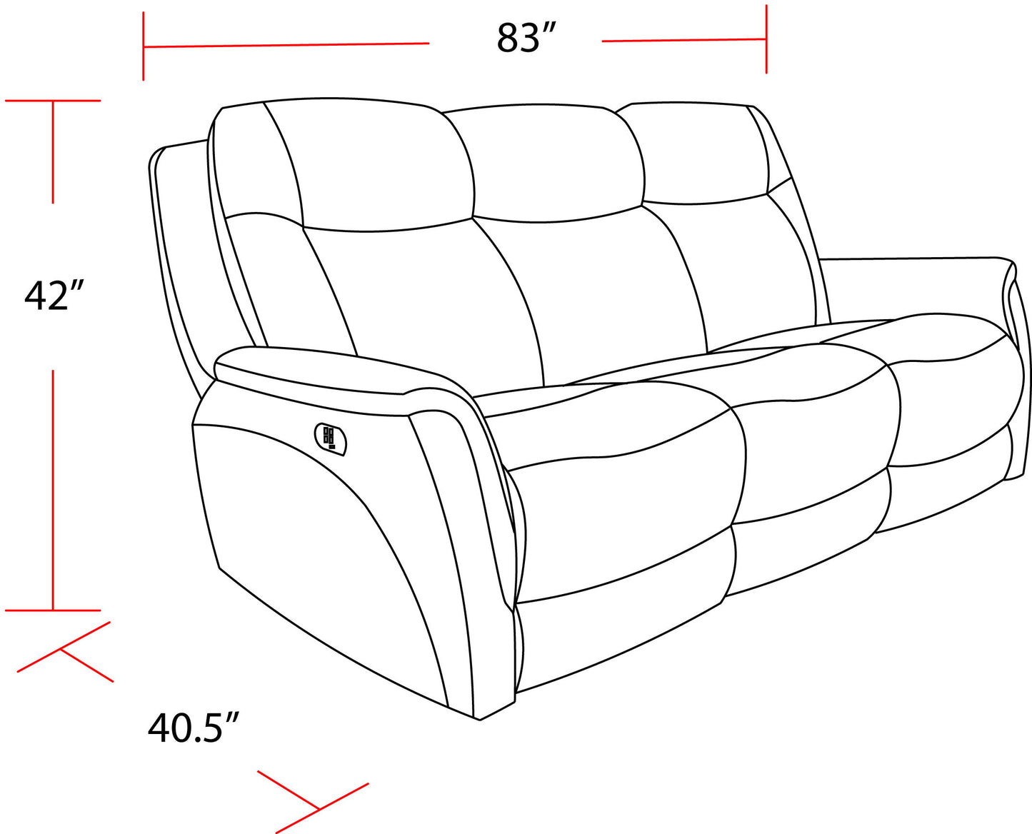 Linus - Power Reclining Sofa Set