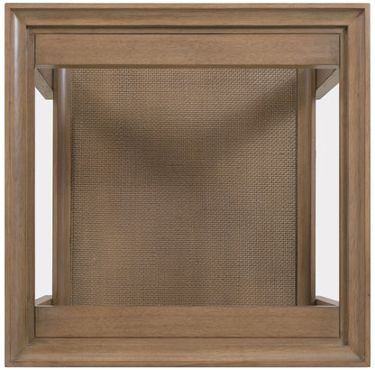 Sonnet - Rectangular End Table - Gray / Light Brown