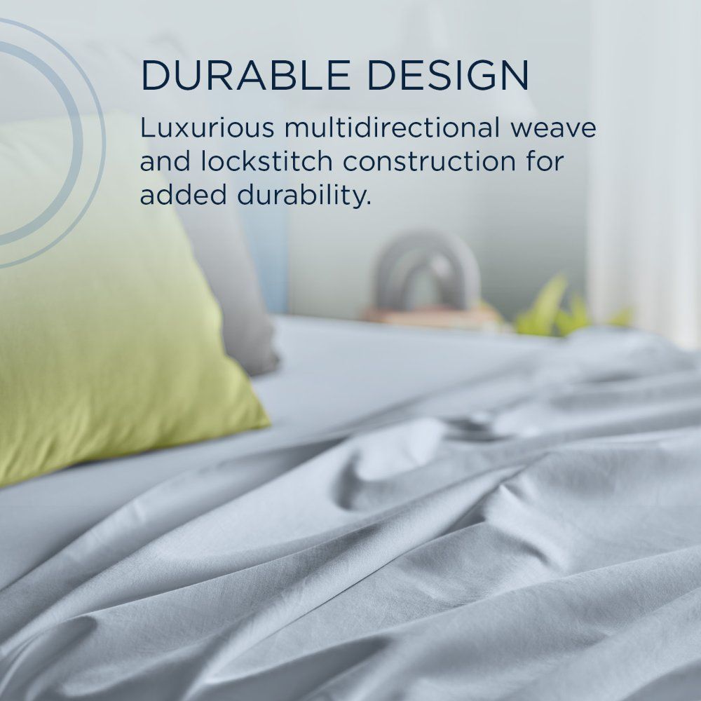 Linens - Tempur Luxe Egyptian Cotton Sheet Set - Sleepy Blue