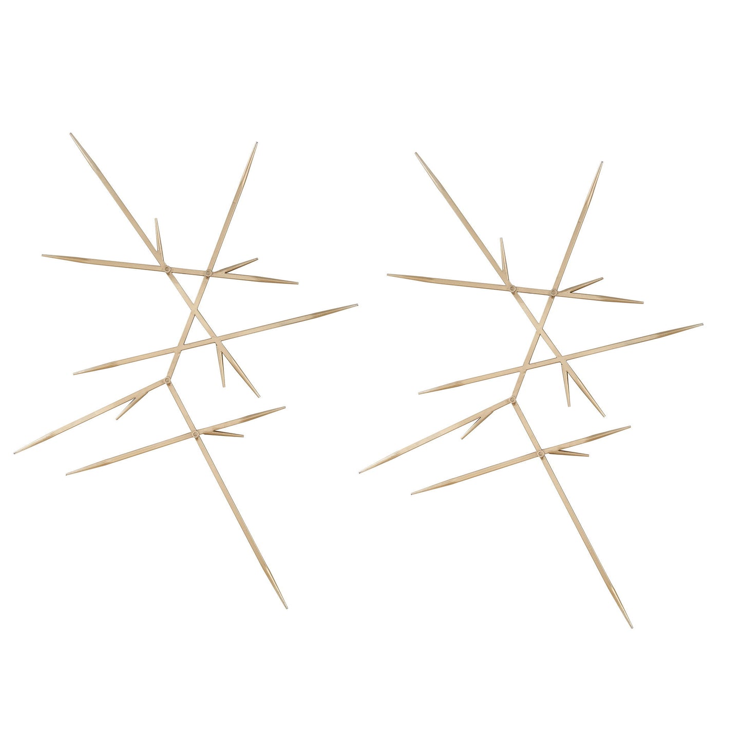 Fireworks - Silver Wall Decor (Set of 2)