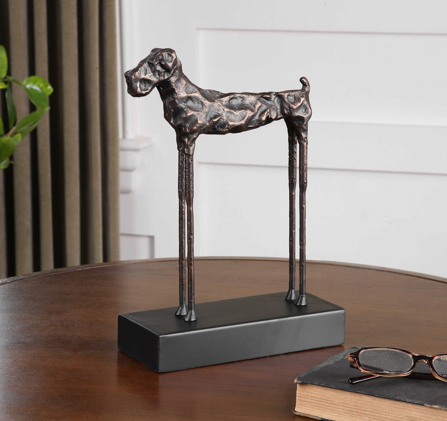 Maximus - Cast Iron Sculpture - Dark Brown