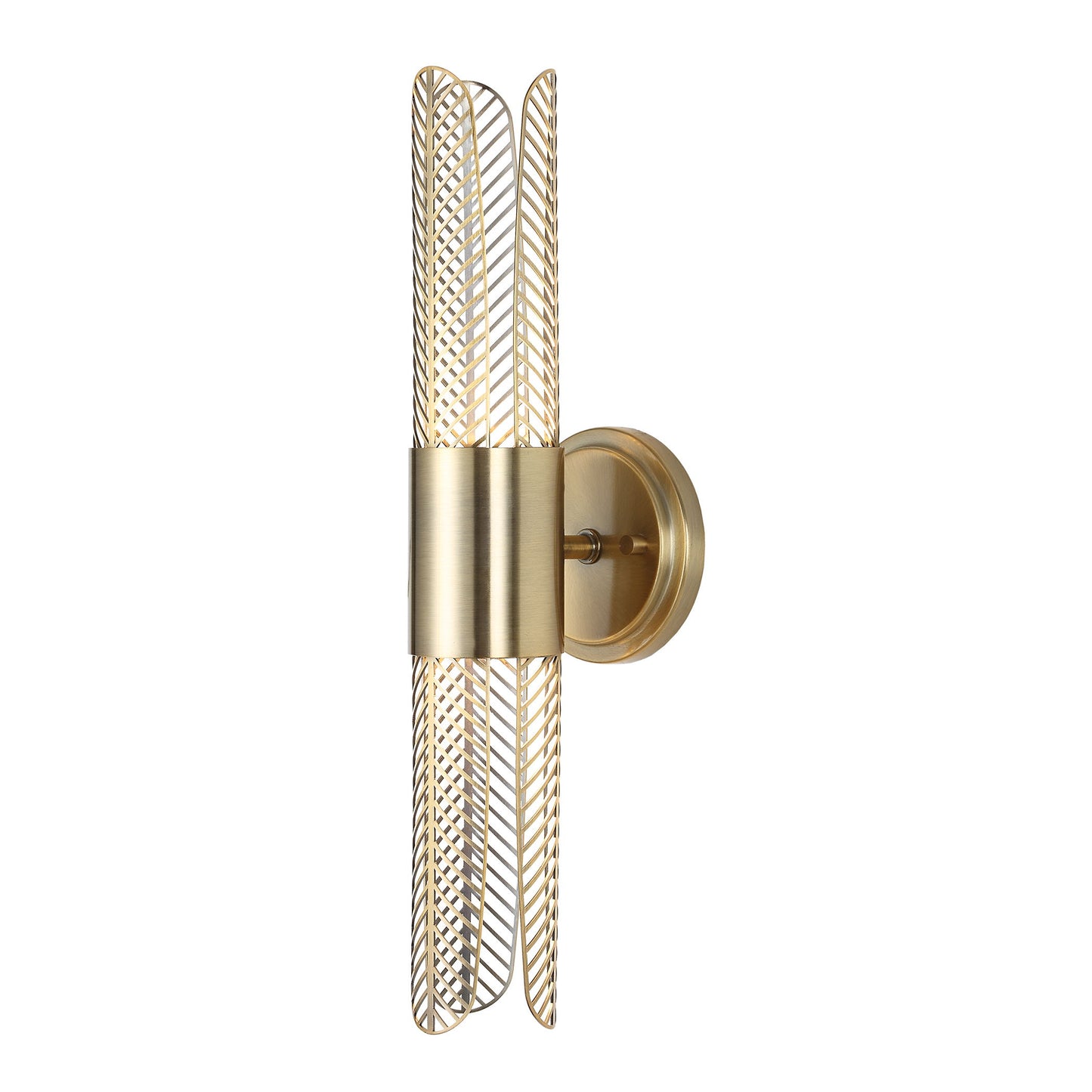 Cret - 2 Light LED Brass Sconce - Bronze