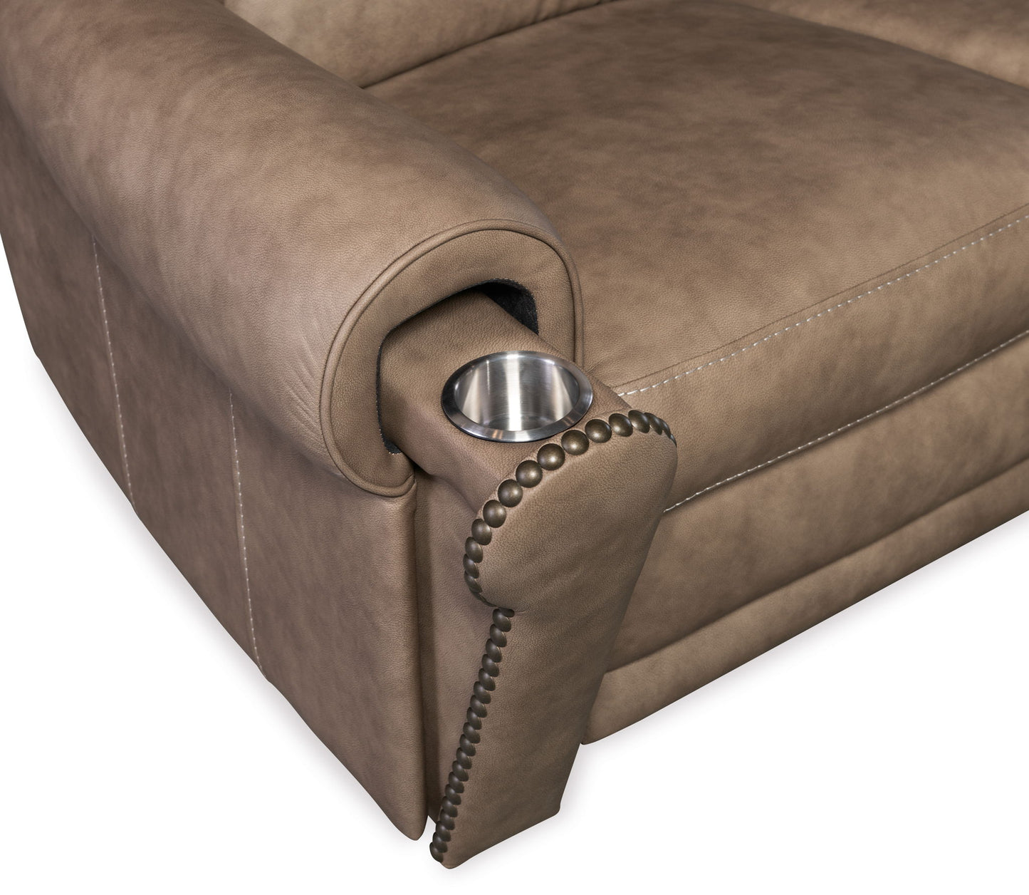 SS - Duncan Power Sofa With Power Headrest & Lumbar