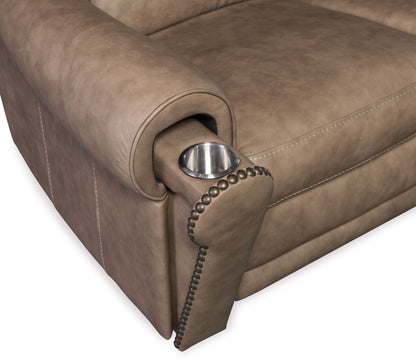 SS - Duncan Power Sofa With Power Headrest & Lumbar