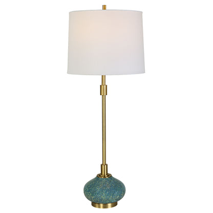 Kaimana - Aged Buffet Lamp - Blue