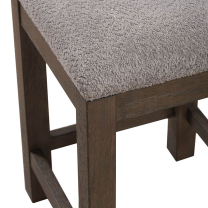 Cascade Falls - Upholstered Console Stool - Satin Espresso