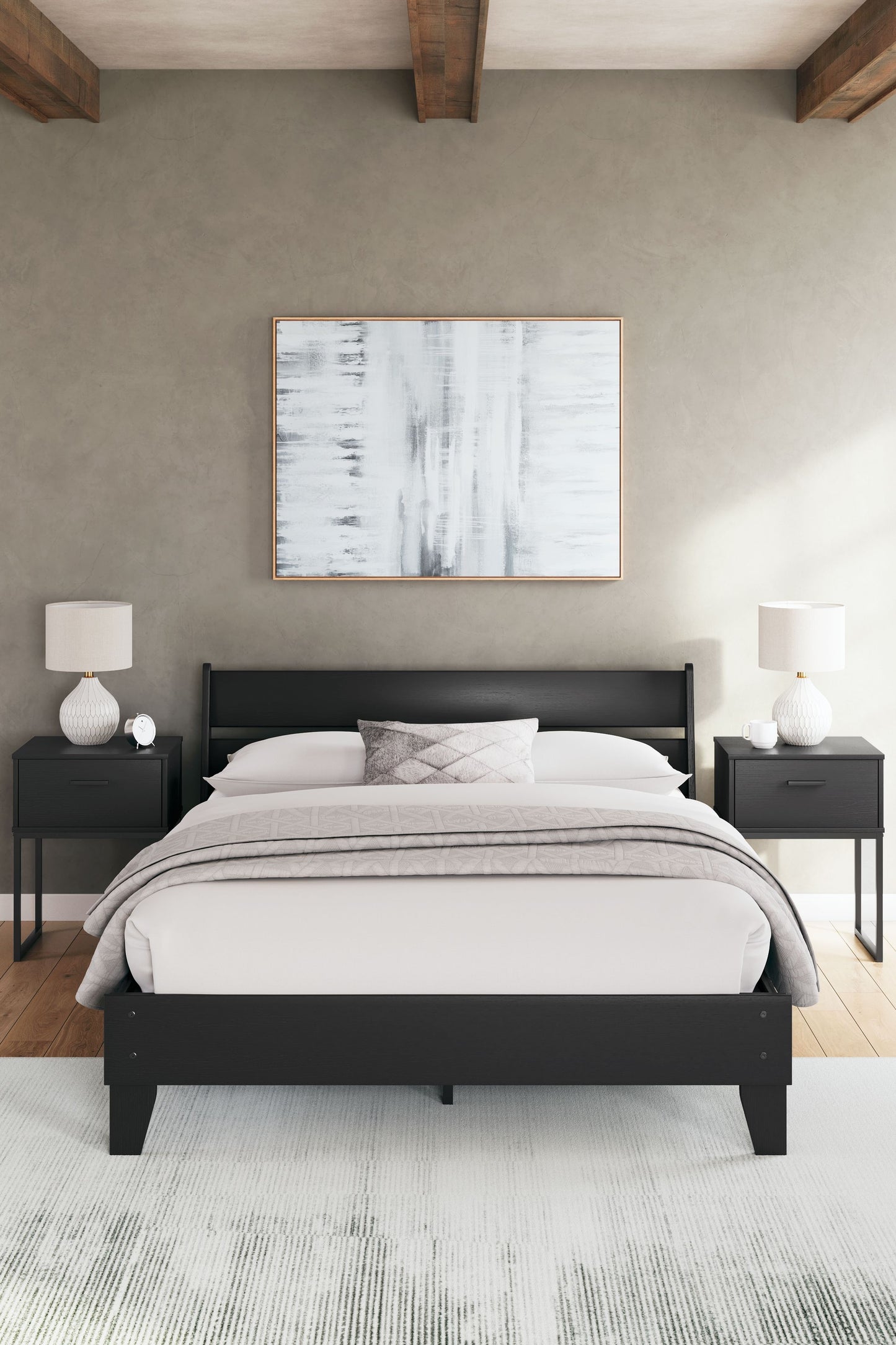 Socalle - Panel Platform Bed