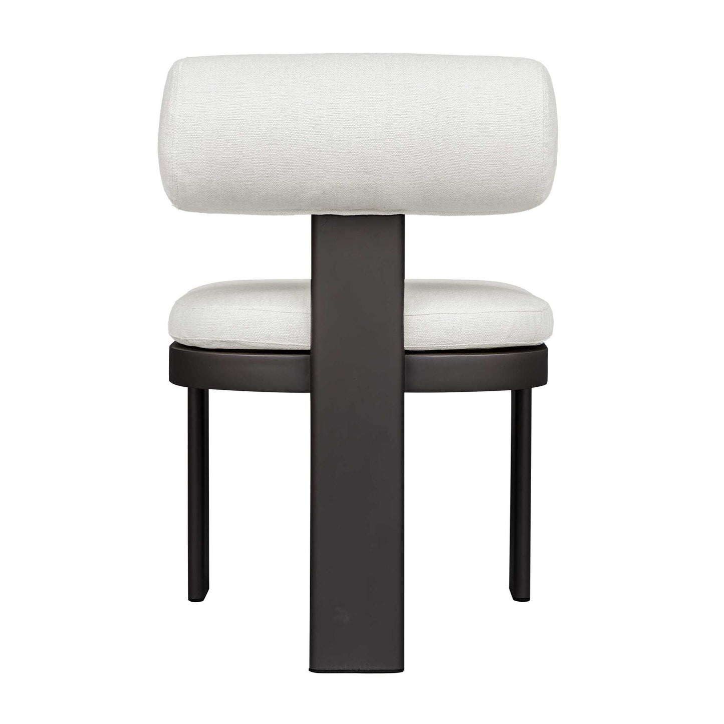 Bolster Back - Outdoor Dining Chair - White