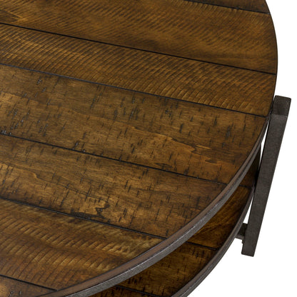 Breckinridge - Round Cocktail Table - Dark Brown