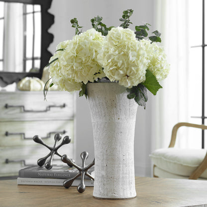 Floreana - Tall Vase - White