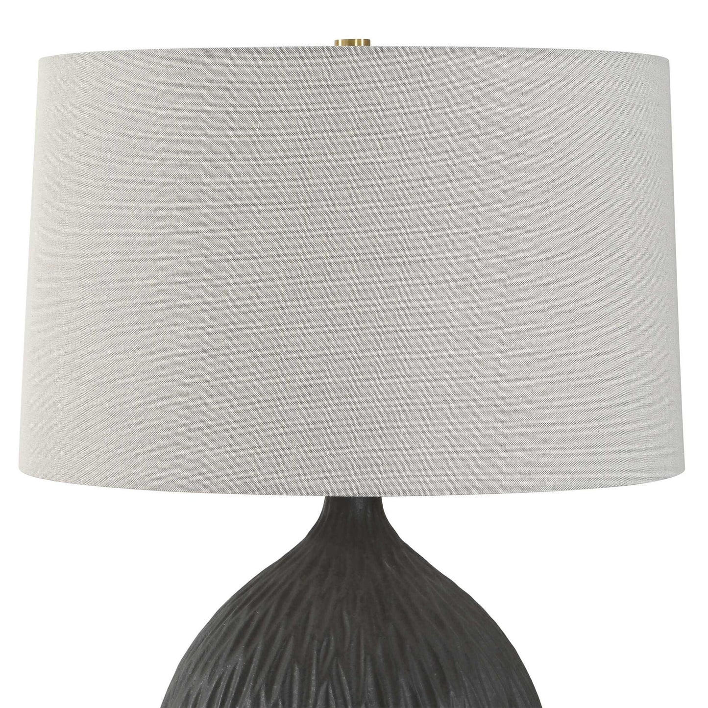 Levee - Satin Table Lamp - Black