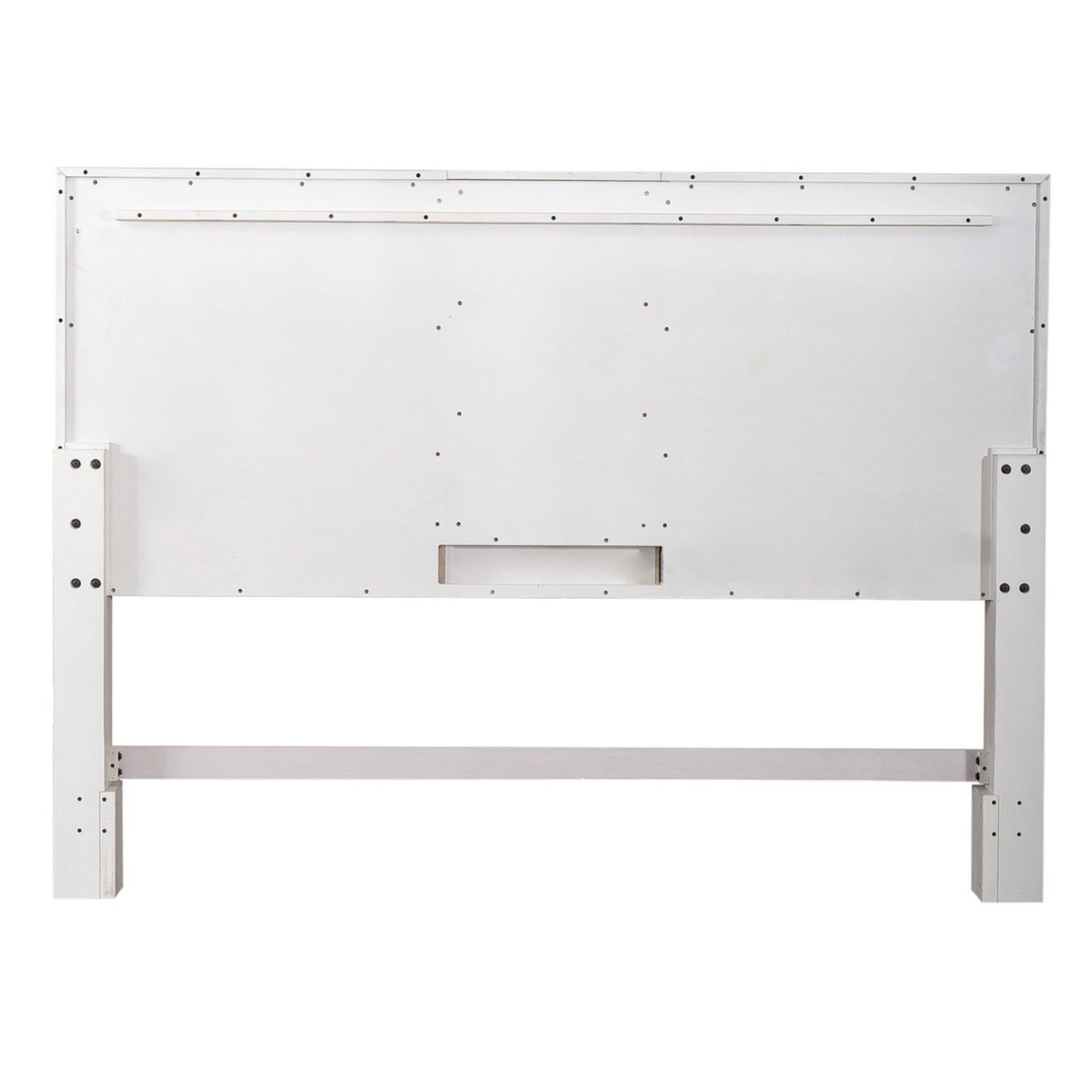 Mirage - King Travertine Panel Headboard - White