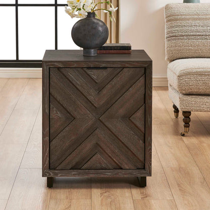 Barrett - Oak Cabinet - Dark Charcoal