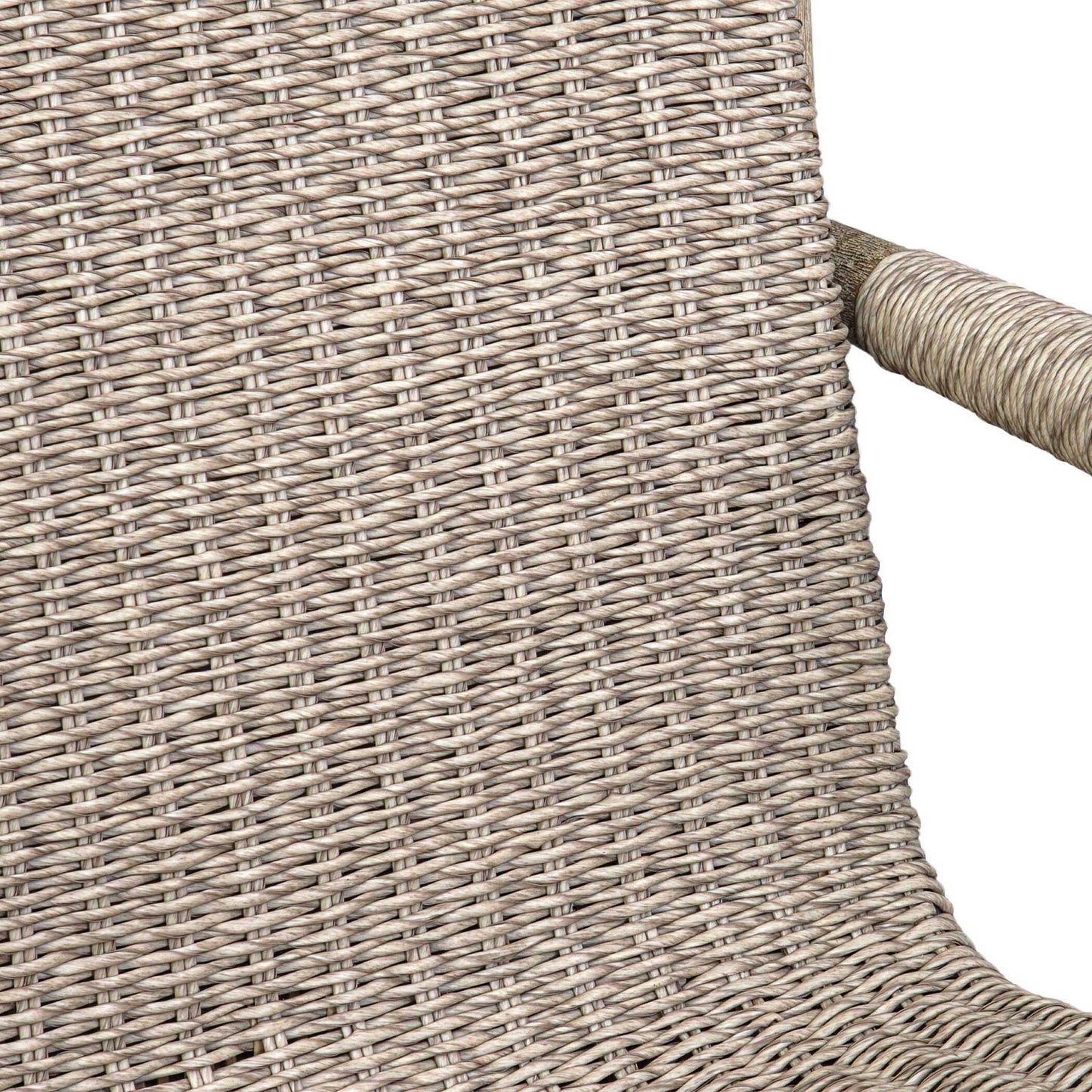 Sumba - Wicker Outdoor Lounge Chair - Gray