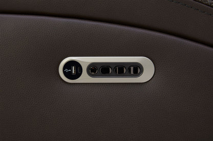 Maveric - Power Zero Gravity Console Loveseat P3 - Bette Coffee