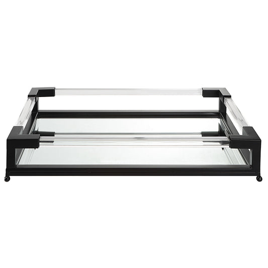 Balkan - Mirrored Iron Tray - Black