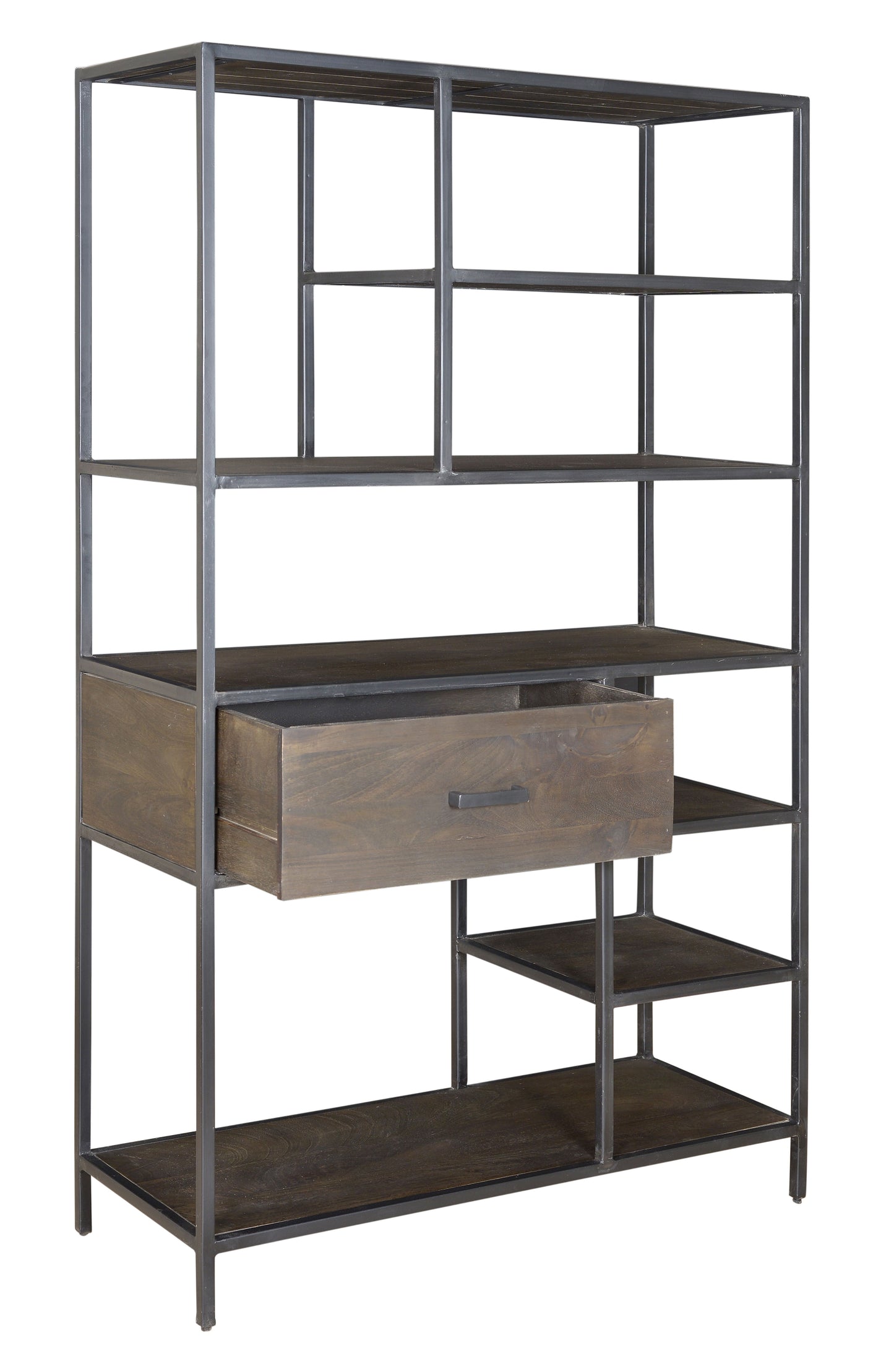 Kramer - One Drawer Bookcase - Ancia Smoke