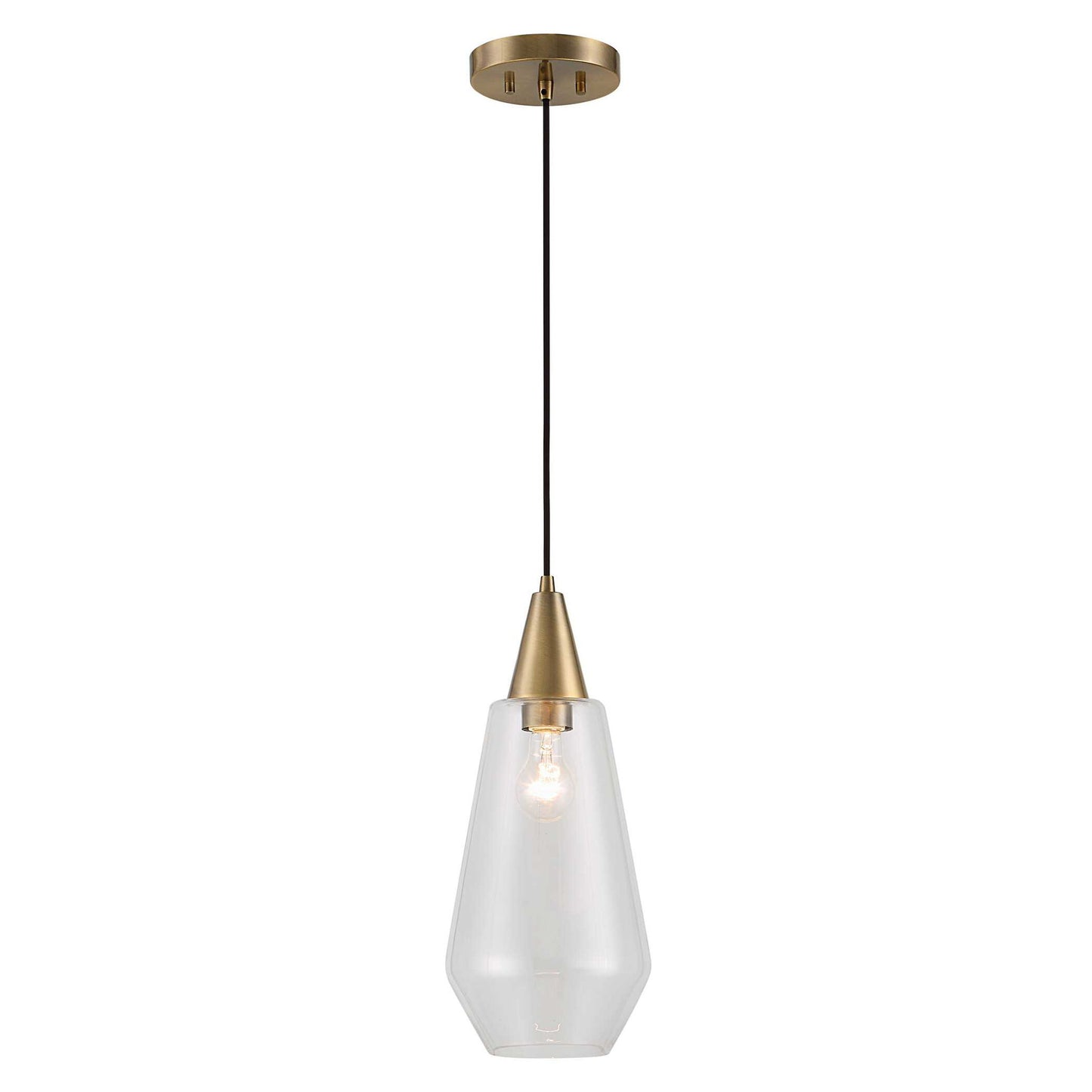 Eichler - 1 Light Mini Pendant - Antique Brass