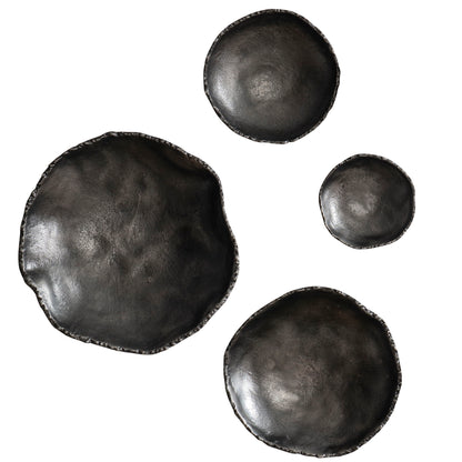 Lucky Coins - Nickel Wall Decor (Set of 4)