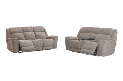Colton - Power Zero Gravity Sofa With Drop Down Table And Immersive Audio P3 - Branson Tweed