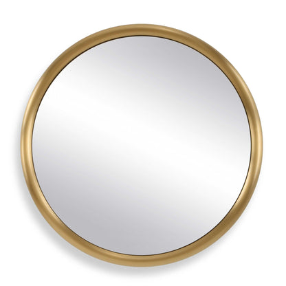 Atkinson - Modern Round Mirror - Brass