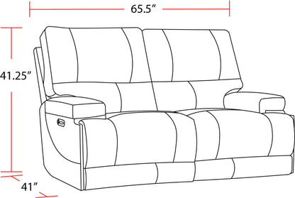 Whitman - Power Cordless Loveseat