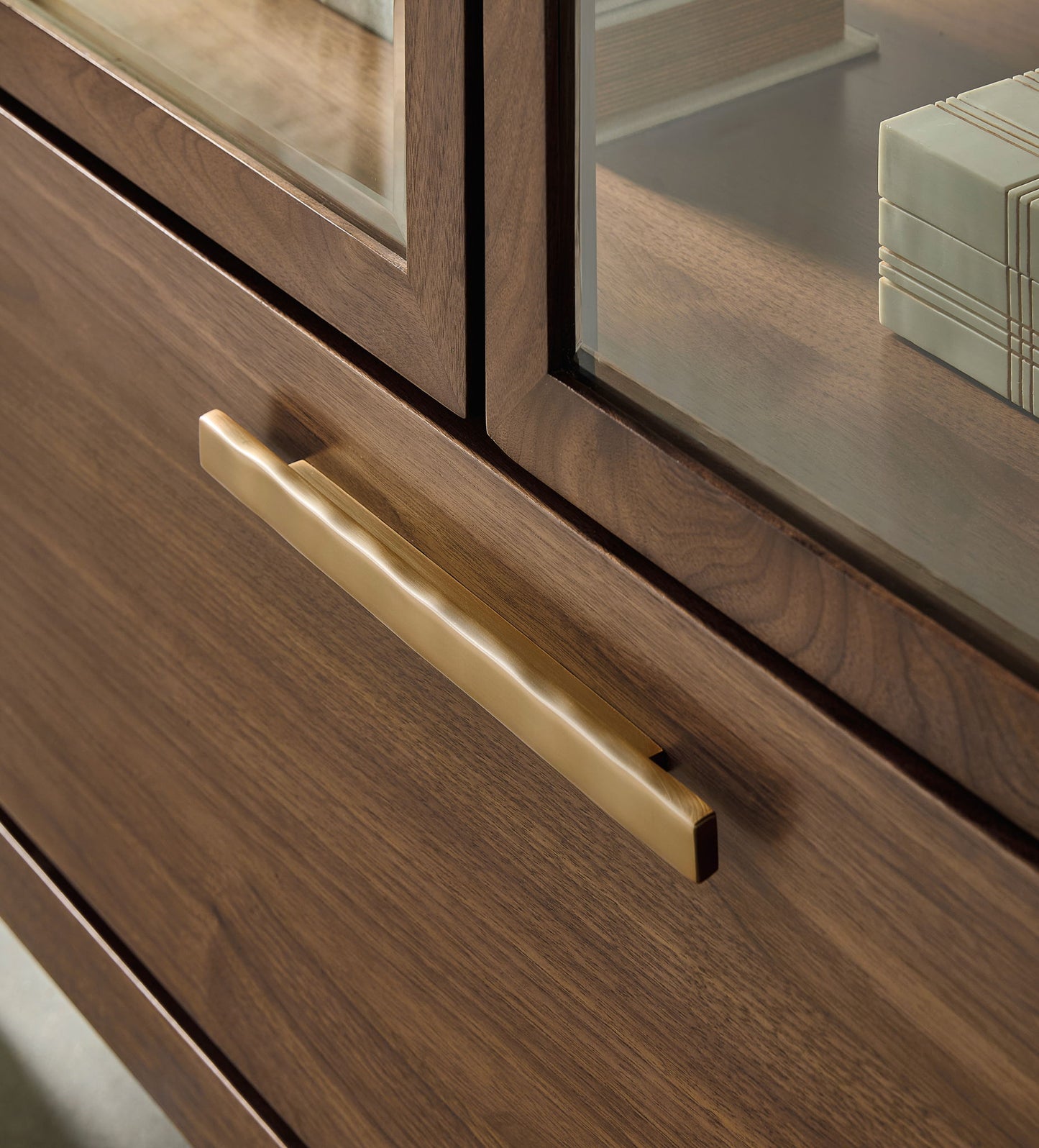 Eleana - Display Cabinet - Medium Wood