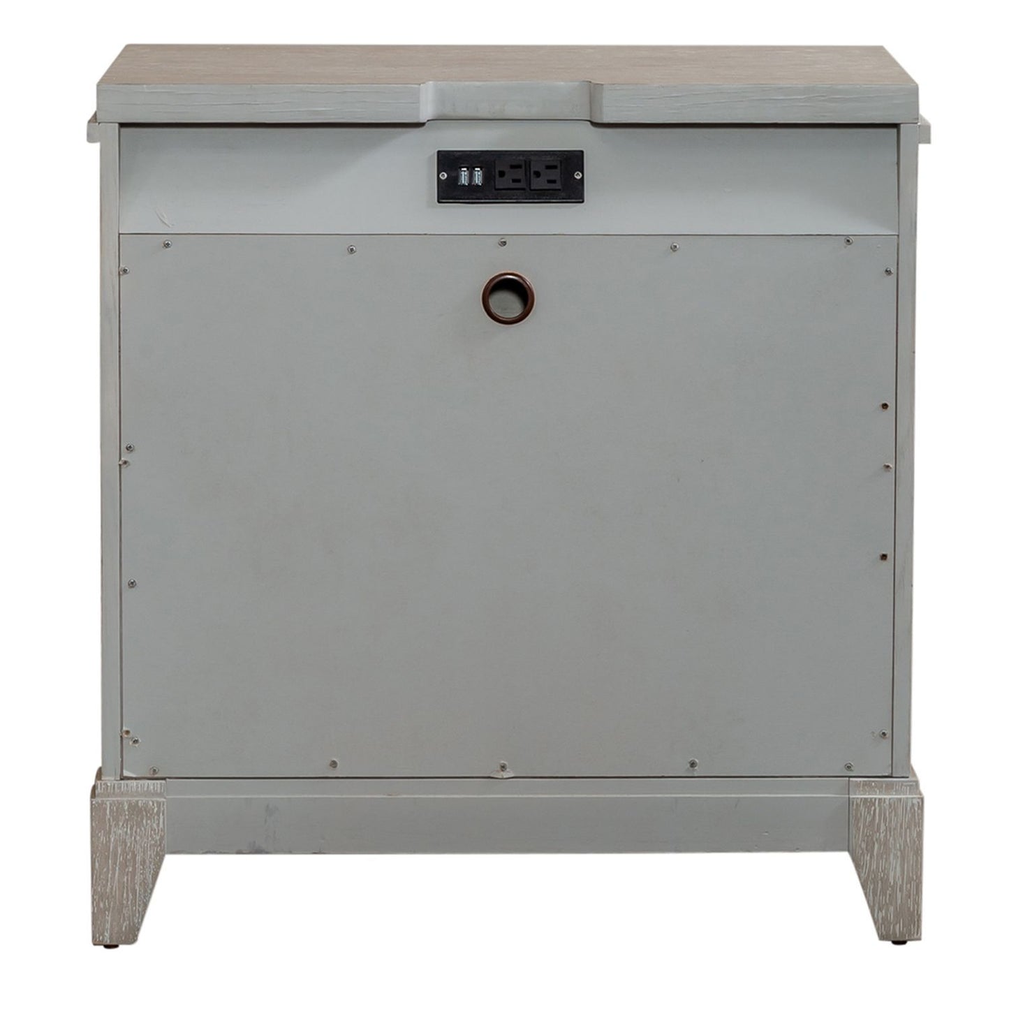 Belmar - 3 Drawer Nightstand - Washed Taupe