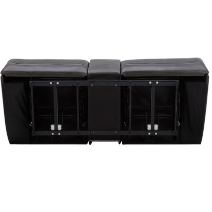 Bentley - Loveseat With Console P2 & ZG - Graphite