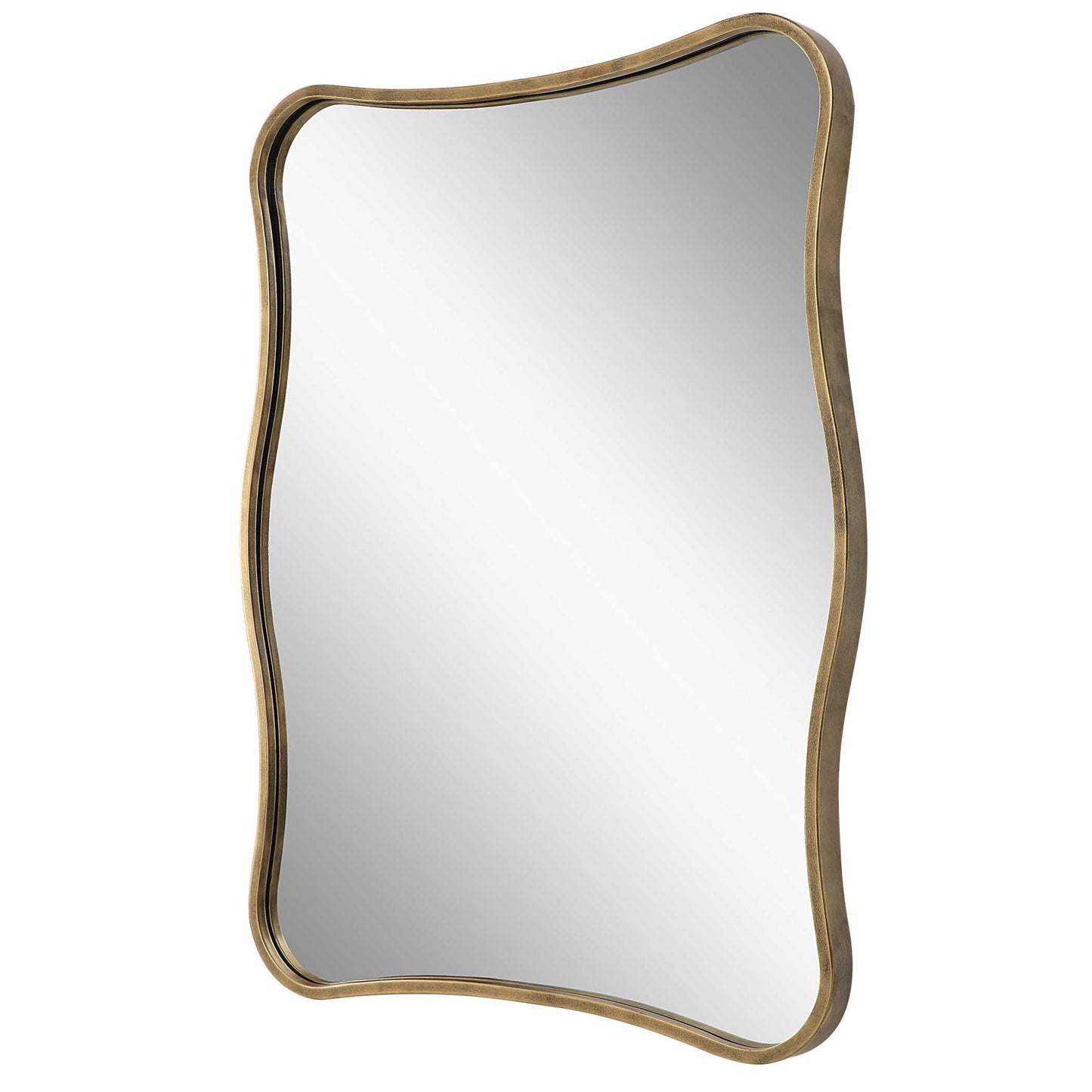 Pavia - Curvy Vanity Mirror - Gold
