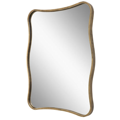 Pavia - Curvy Vanity Mirror - Gold