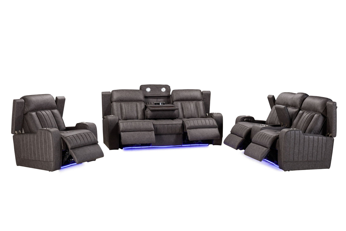 Equinox - Power Reclining Sofa With Drop Down Table