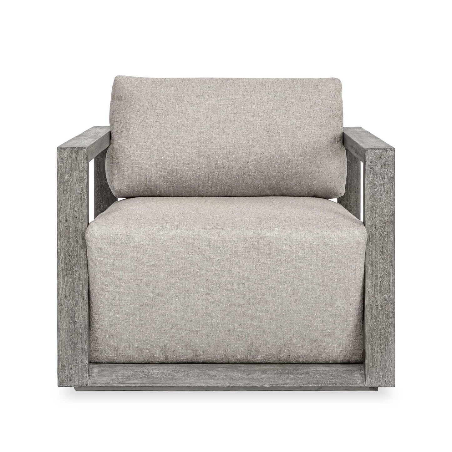 Remsen - Outdoor Lounge Chair - Weathered Gray / Dove