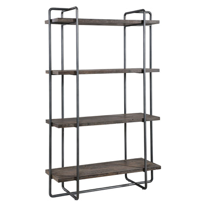 Stilo - Urban Industrial Etagere - Dark Brown