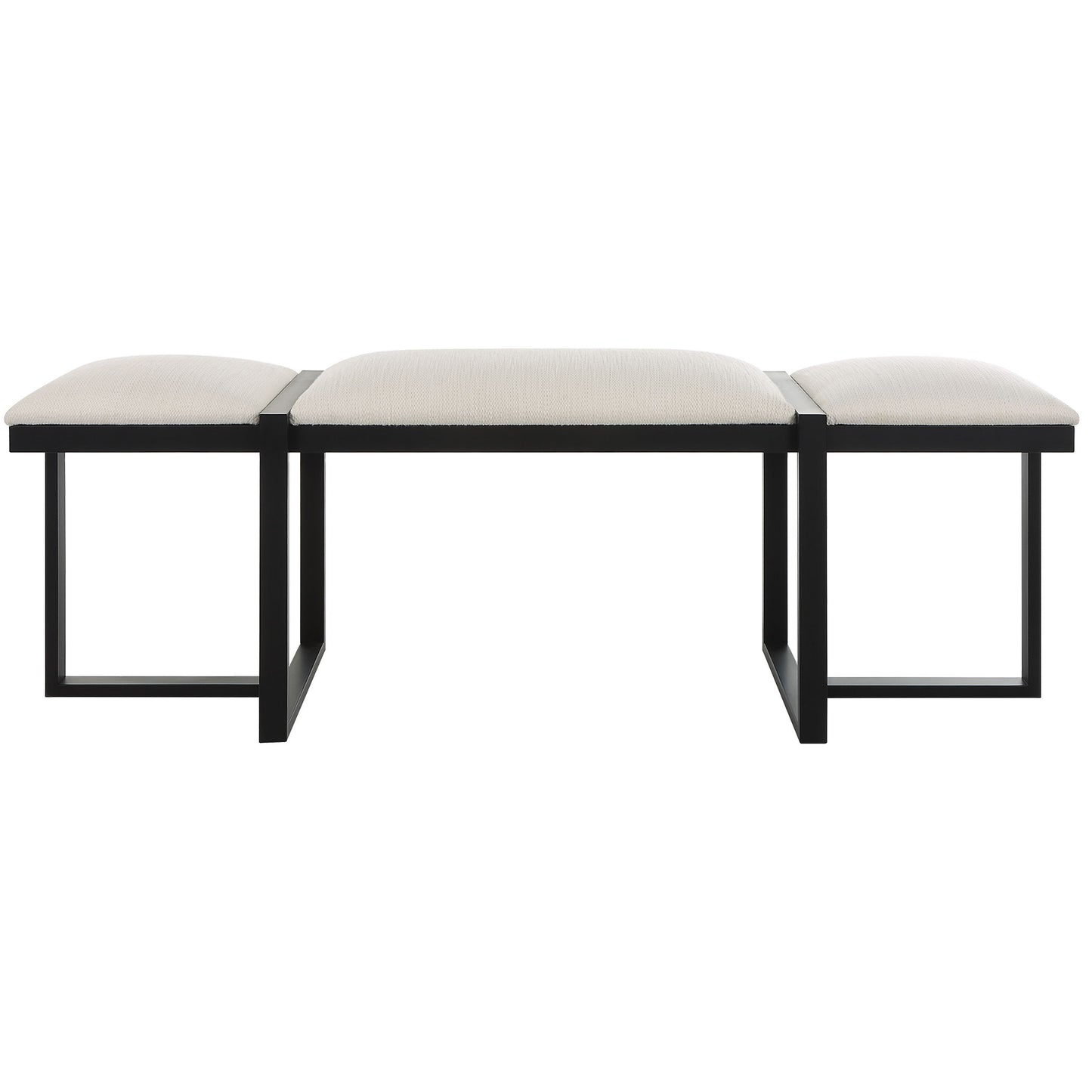 Triple Cloud - Modern Upholstered Bench