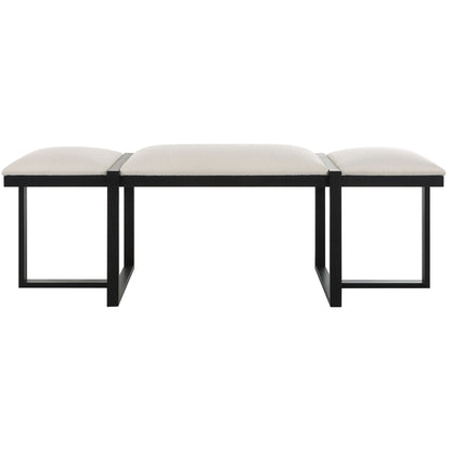 Triple Cloud - Modern Upholstered Bench