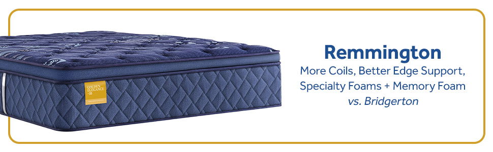 Golden Elegance - Remmington Soft Euro Pillow Top Mattress