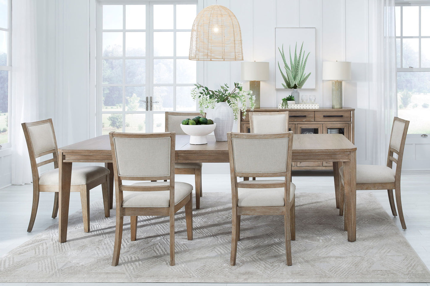 Breckenridge - Dining 78-96" Rectangular Table With 18" Leaf - Medium Brown