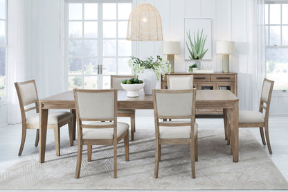 Breckenridge - Dining 78-96" Rectangular Table With 18" Leaf - Medium Brown