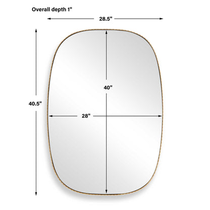 Nidia - Mirror - Antique Gold