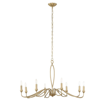 Corella - 8 Light Chandelier - Gold